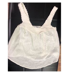 Aerie white tank top